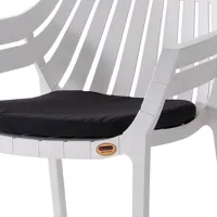 Scaun de grădină Heniver Hilton Plastic / Plastic / White White photo 5