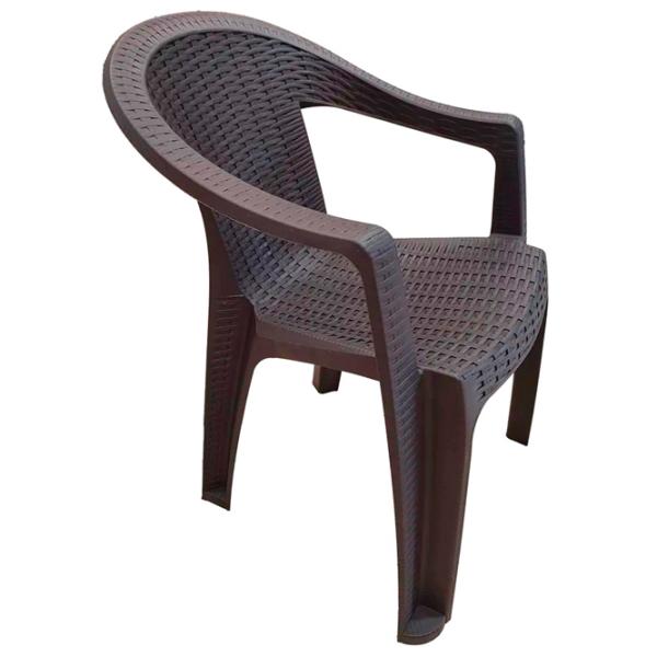 Садовый стул Heniver Bella Пластик / Пластик / Коричневый Brown photo 4 Садовый стул Heniver Bella Пластик / Пластик / Коричневый Brown photo 4