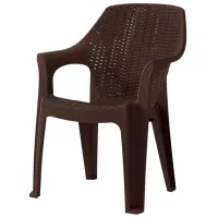 Садовый стул Heniver Babel Small Пластик / Пластик / Коричневый Brown