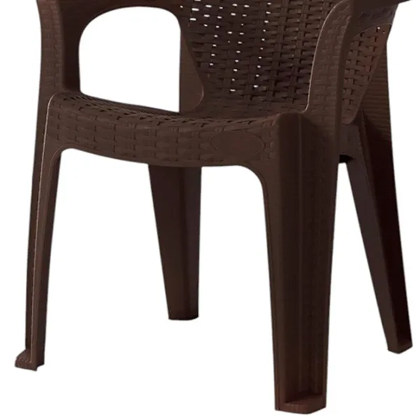 Scaun de grădină Heniver Babel Small Plastic / Plastic / Brown Brown photo 5 Scaun de grădină Heniver Babel Small Plastic / Plastic / Brown Brown photo 5