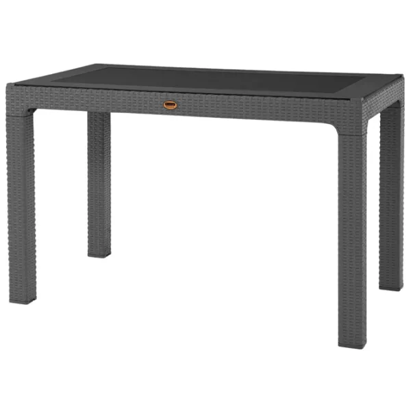 Masă de grădină Heniver Rattan Table Nepliabil / Antracit Antracite photo 1