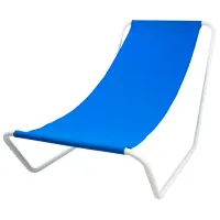 Șezlong GardenLine LEZ4257 Aluminiu / Textil / Blue Inox