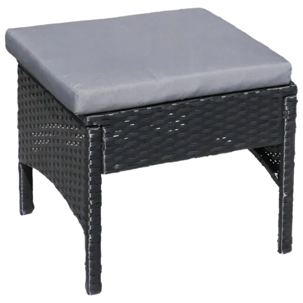 Set mobilă terasă GardenLine ABI7541 Plastic / Plastic / Plastic / Black photo 2