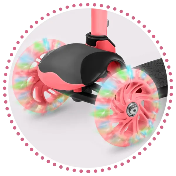 Детский трёхколёсный самокат Ricokids Loco (5642263) 25 кг/ Розовый photo 4
