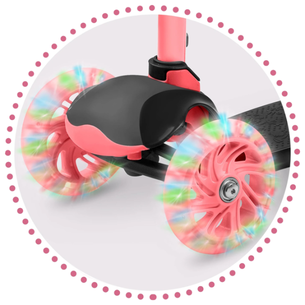 Детский трёхколёсный самокат Ricokids Loco (5642263) 25 кг/ Розовый photo 4