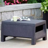 Set mobilă grădină Heniver Novara 2+1+1+T Polipropilenă / Plastic / Polipropilenă / Anthracite photo 6