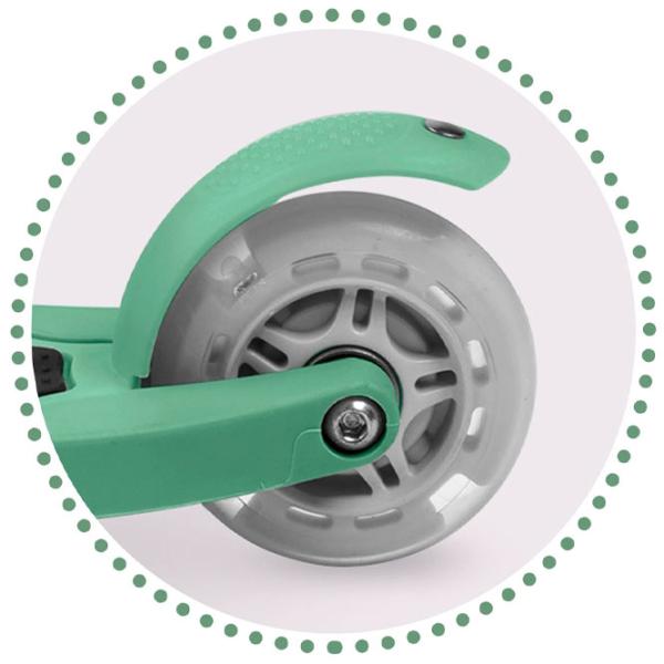 Trotinetă pentru copii cu trei roți Ricokids Loco (5642275) 25 kg/ Green photo 6