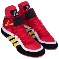 Ghete de lupte Zelart OB-4858-BR Piele întoarsă / 33