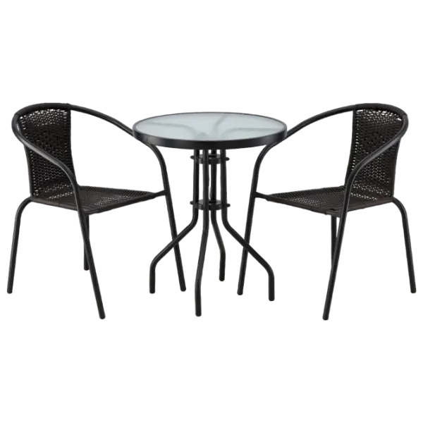Set mobilă grădină GardenLine NEO2262KPL Plastic / Metal / Plastic / Black photo 1