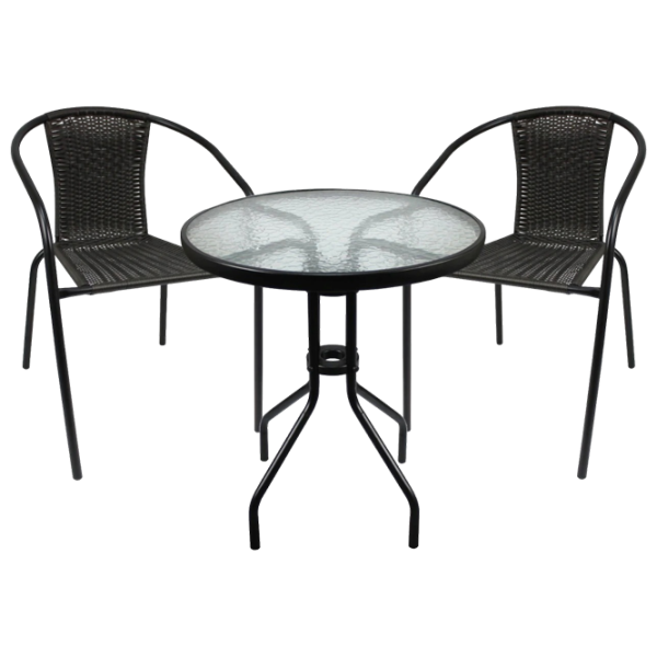 Set mobilă grădină GardenLine NEO2262KPL Plastic / Metal / Plastic / Black photo 3