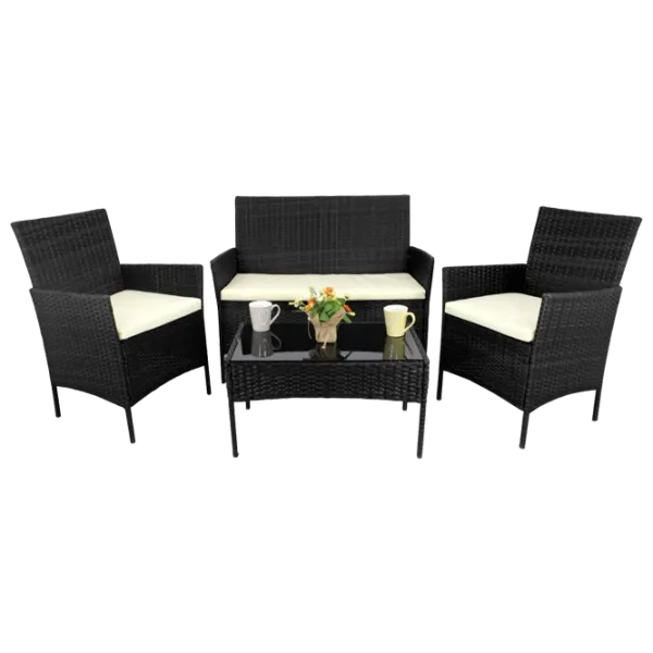 Set mobilă grădină GardenLine SAD0849 Plastic / Plastic / Plastic / Black photo 1