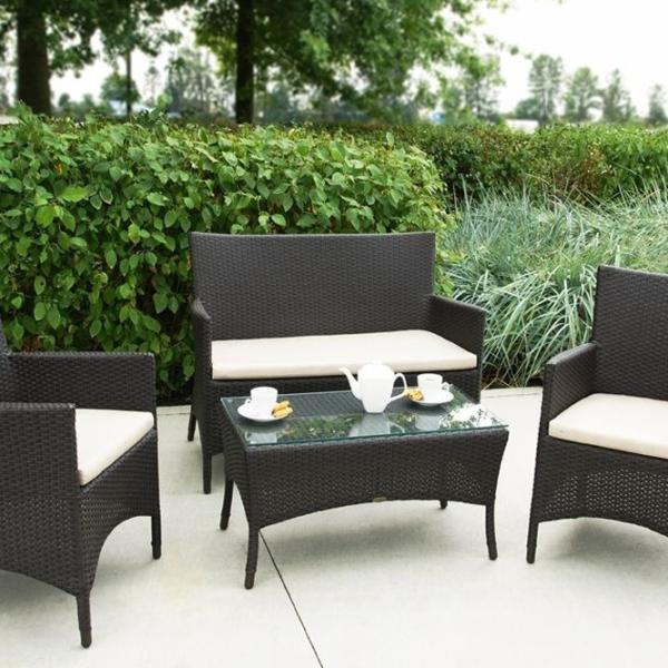 Set mobilă grădină GardenLine SAD0849 Plastic / Plastic / Plastic / Black photo 4