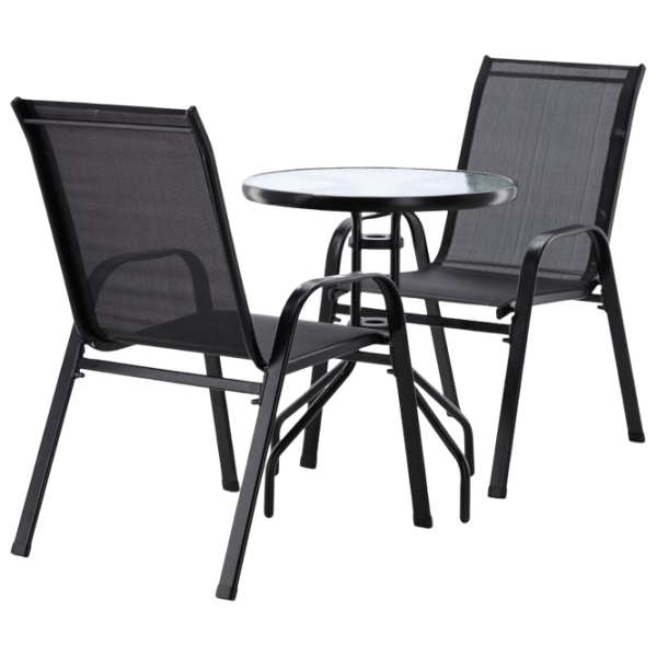Set mobilă grădină GardenLine SAD5895 Plastic / Metal / Plastic / Black photo 6