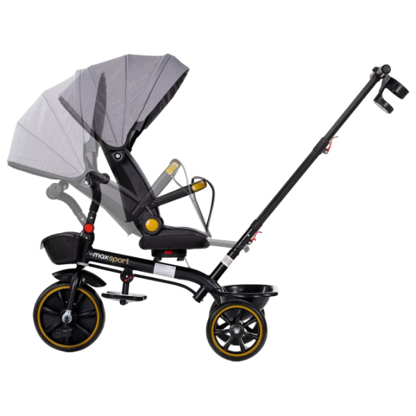 Triciclu Chipolino Max Sport 25 kg / Gray photo 2 Triciclu Chipolino Max Sport 25 kg / Gray photo 2
