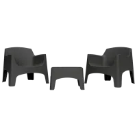 Set mobilă grădină Bica Ibiza Terrace Plastic / Plastic / Plastic / Graphite