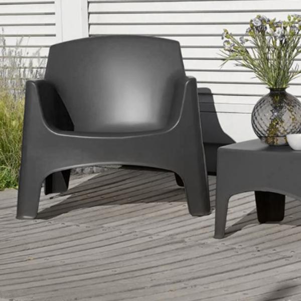 Set mobilă grădină Bica Ibiza Terrace Plastic / Plastic / Plastic / Graphite photo 7 Set mobilă grădină Bica Ibiza Terrace Plastic / Plastic / Plastic / Graphite photo 7
