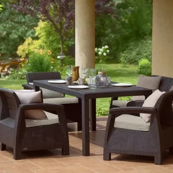 Set mobilă grădină Keter Corfu II Plastic / Plastic / Plastic / Brown photo 3