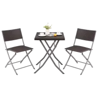 Set mobilă grădină Costway NP10739CF Oțel / Plastic / Plastic / Brown photo 2