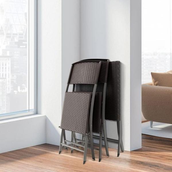 Set mobilă grădină Costway NP10739CF Oțel / Plastic / Plastic / Brown photo 5