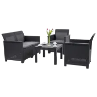 Набор садовой мебели Keter Elodie 2 Пластик / Пластик / Пластик / Графит