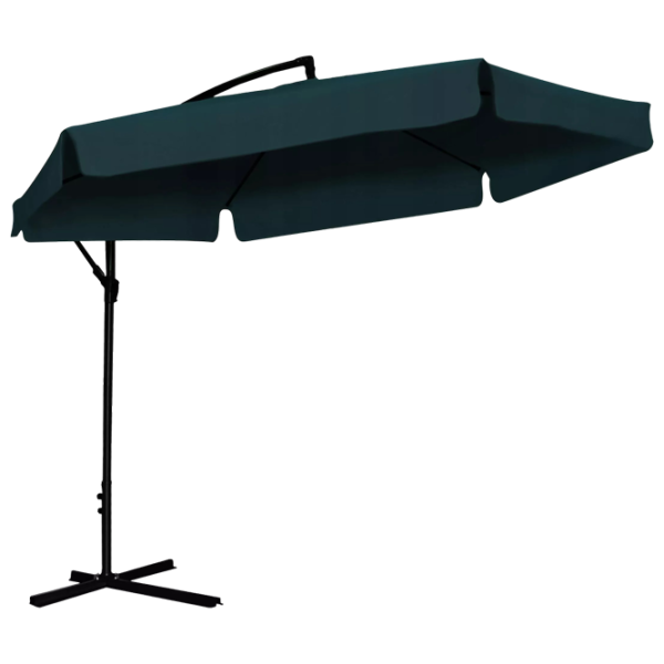 Зонт садовый GardenLine GAO2859 Черный Зеленый photo 1