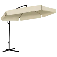 Зонт садовый GardenLine GAO2866 Черный Бежевый