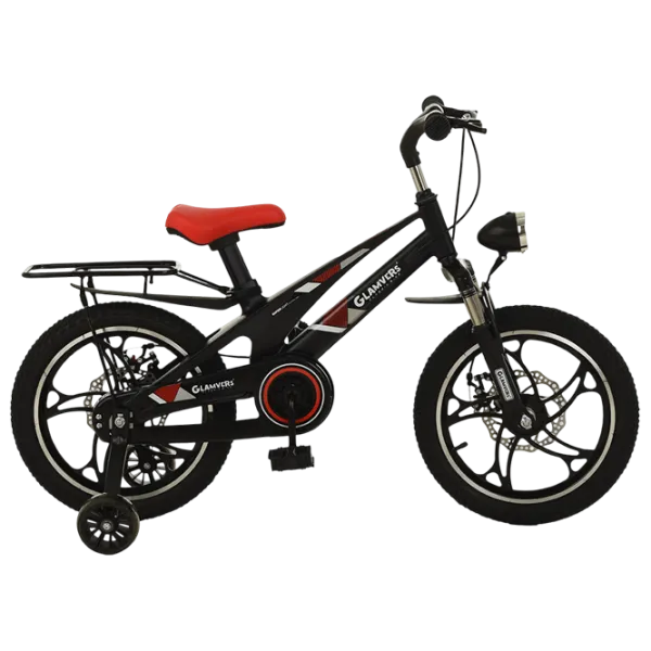Bicicletă Glamvers Cross Lux 16" 16" Aliaj de magneziu / Black Red photo 1