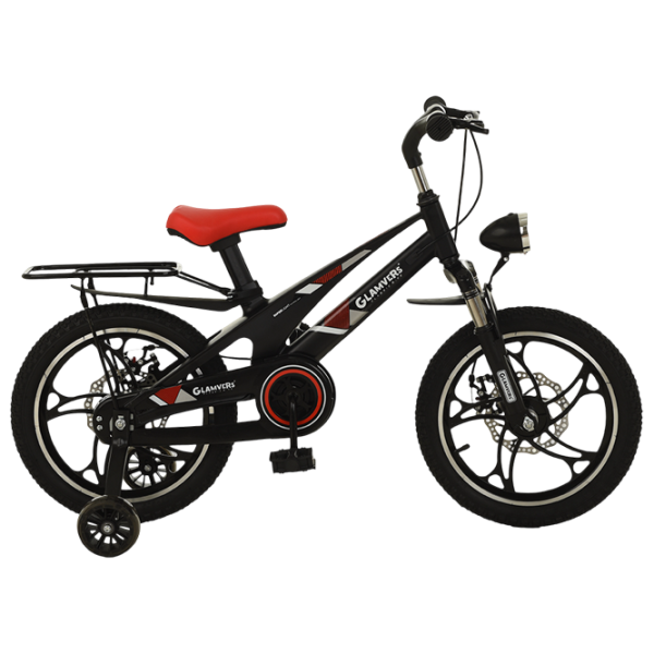 Bicicletă Glamvers Cross Lux 16" 16" Aliaj de magneziu / Black Red photo 1