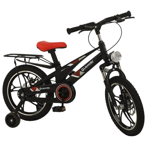 Bicicletă Glamvers Cross Lux 16" 16" Aliaj de magneziu / Black Red photo 2