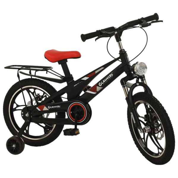 Bicicletă Glamvers Cross Lux 16" 16" Aliaj de magneziu / Black Red photo 2