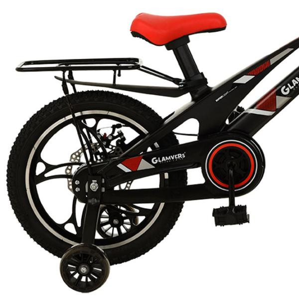 Bicicletă Glamvers Cross Lux 16" 16" Aliaj de magneziu / Black Red photo 3