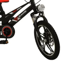 Bicicletă Glamvers Cross Lux 16" 16" Aliaj de magneziu / Black Red photo 5