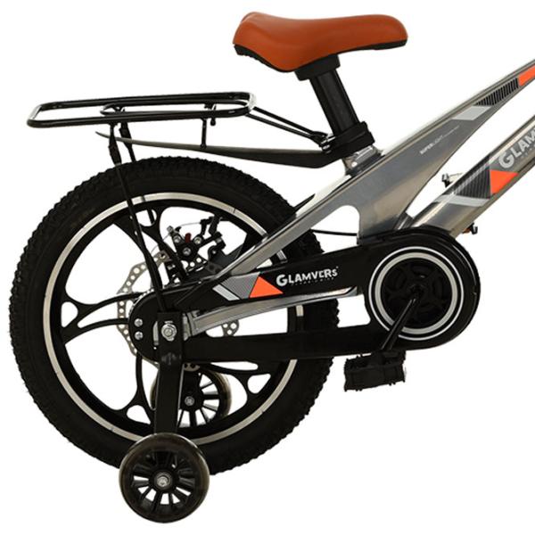 Bicicletă Glamvers Cross Lux 16" 16" Aliaj de magneziu / Gray Black photo 3 Bicicletă Glamvers Cross Lux 16" 16" Aliaj de magneziu / Gray Black photo 3