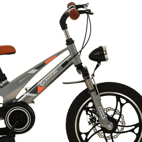 Bicicletă Glamvers Cross Lux 16" 16" Aliaj de magneziu / Gray Black photo 4 Bicicletă Glamvers Cross Lux 16" 16" Aliaj de magneziu / Gray Black photo 4
