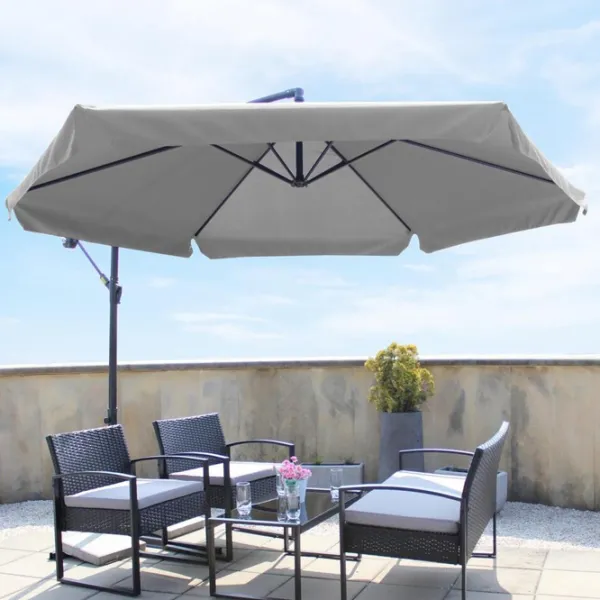 Зонт садовый GardenLine GAO5316 Черный Grey photo 6