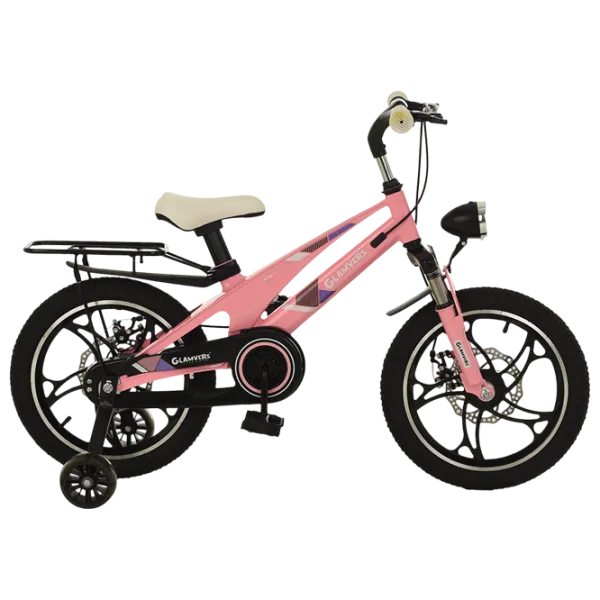 Bicicletă Glamvers Cross Lux 16" 16" Aliaj de magneziu / Pink Black photo 1