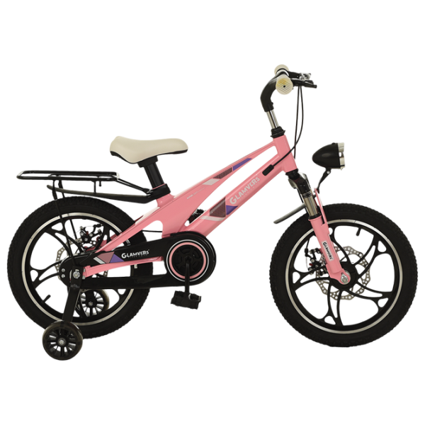 Bicicletă Glamvers Cross Lux 16" 16" Aliaj de magneziu / Pink Black photo 1