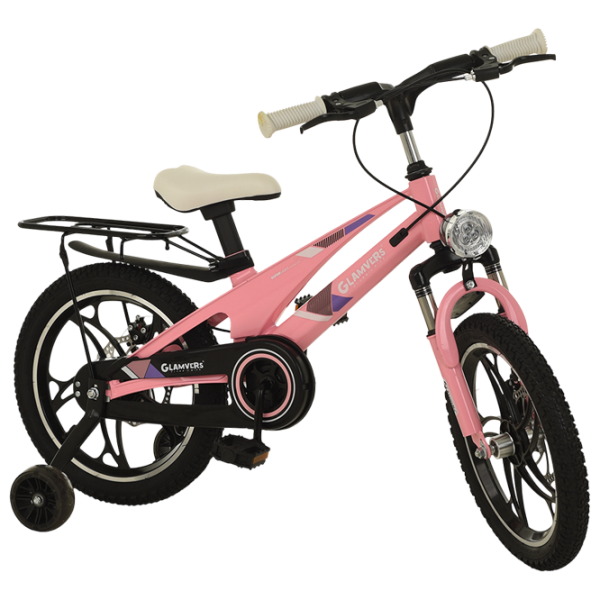 Bicicletă Glamvers Cross Lux 16" 16" Aliaj de magneziu / Pink Black photo 2