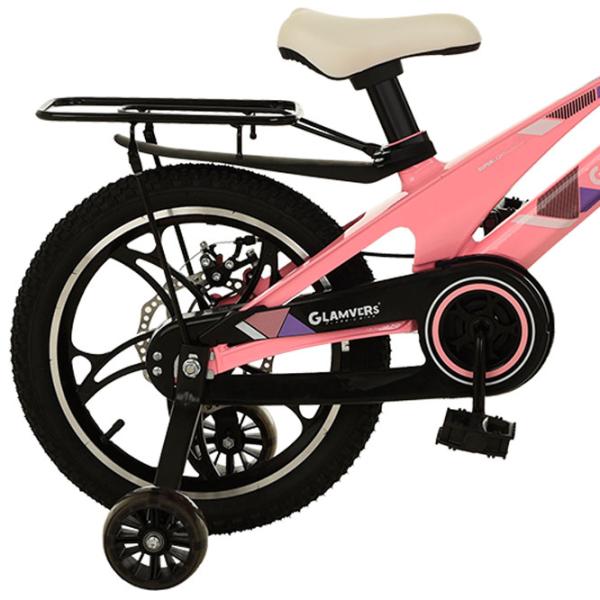 Bicicletă Glamvers Cross Lux 16" 16" Aliaj de magneziu / Pink Black photo 3