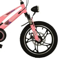 Bicicletă Glamvers Cross Lux 16" 16" Aliaj de magneziu / Pink Black photo 4