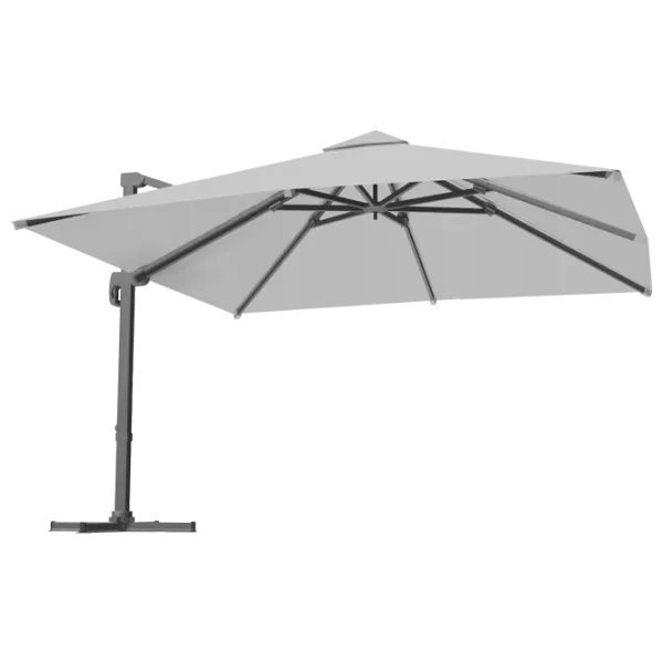 Umbrelă de grădină GardenLine GAO5378 Black Light Gray photo 1
