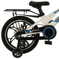 Bicicletă Glamvers Cross Lux 16" 16" Aliaj de magneziu / White Blue photo 3
