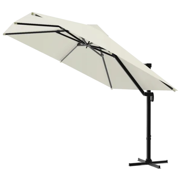 Umbrelă de grădină GardenLine GAO5385 Grey Beige photo 2