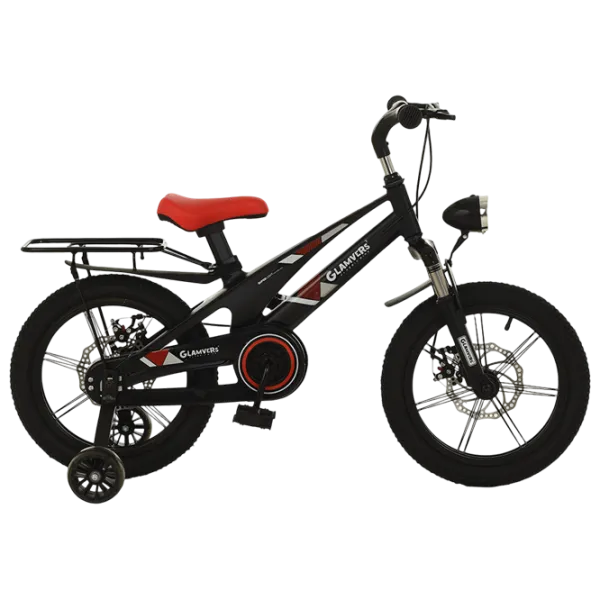 Bicicletă Glamvers Cross Spoke 16" 16" Aliaj de magneziu / Black Red photo 1