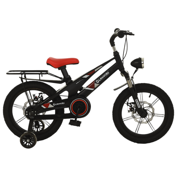 Bicicletă Glamvers Cross Spoke 16" 16" Aliaj de magneziu / Black Red photo 1