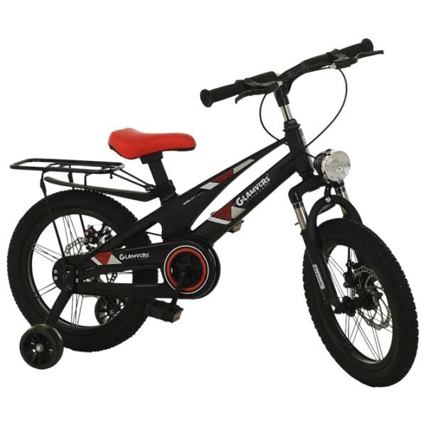 Bicicletă Glamvers Cross Spoke 16" 16" Aliaj de magneziu / Black Red photo 2