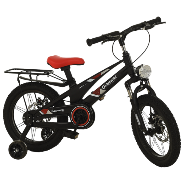 Bicicletă Glamvers Cross Spoke 16" 16" Aliaj de magneziu / Black Red photo 2