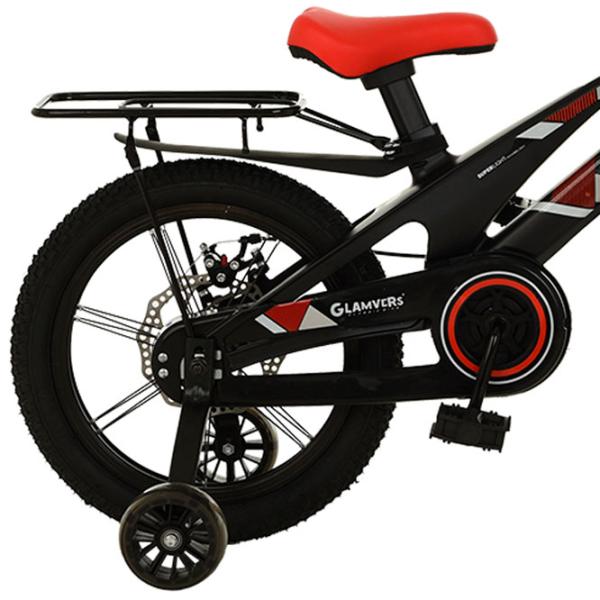 Bicicletă Glamvers Cross Spoke 16" 16" Aliaj de magneziu / Black Red photo 3
