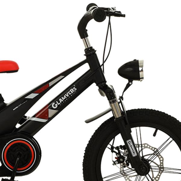 Bicicletă Glamvers Cross Spoke 16" 16" Aliaj de magneziu / Black Red photo 4