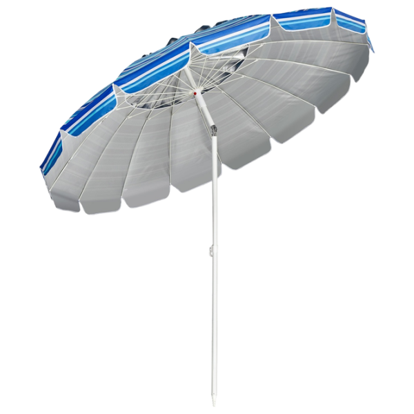 Umbrelă de grădină Costway OP70716NY White Blue photo 2